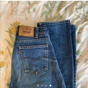 Vintage Orange Tab Levi 505s